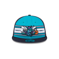 Charlotte Hornets Team Stripes Retro Crown 9FIFTY Snapback Hat