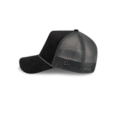 New Era Cap Corduroy Black 9FORTY A-Frame Trucker Hat