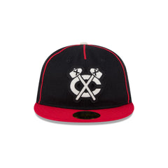 Chicago Blackhawks Felt Logo Retro Crown 59FIFTY Fitted Hat