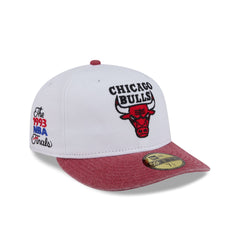 Chicago Bulls Hardwood Classics Diamond Stitch White 59FIFTY Fitted Hat