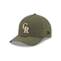 Colorado Rockies Armed Forces Day 2026 9FORTY M-Crown A-Frame Snapback Hat