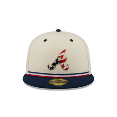 Atlanta Braves Independence Day 2026 59FIFTY Fitted Hat