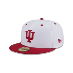 New Era x adidas Indiana Hoosiers White 59FIFTY Fitted Hat
