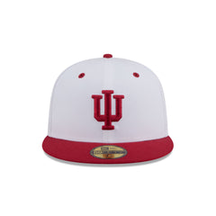 New Era x adidas Indiana Hoosiers White 59FIFTY Fitted Hat