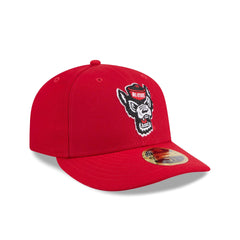 New Era x adidas NC State Wolfpack Scarlet Low Profile 59FIFTY Fitted Hat