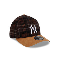 New York Yankees Plaid Suede Green 9TWENTY A-Frame Adjustable Hat