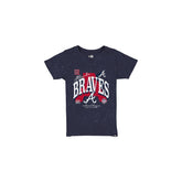 Atlanta Braves Girls Washed T-Shirt