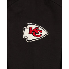Kansas City Chiefs Throwback Boucle Black Crewneck