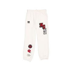 Kansas City Chiefs Women's Chrome White Varsity Sweatpants