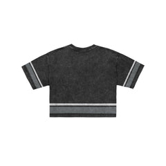 Los Angeles Kings Women's Vintage Stripe Cropped T-Shirt