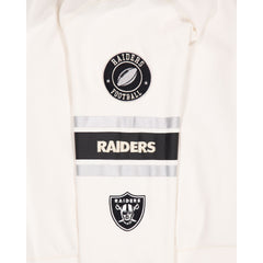 Las Vegas Raiders Women's Chrome White Varsity Crewneck