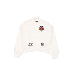 Chicago Blackhawks Women's Chrome White Quarter Zip
