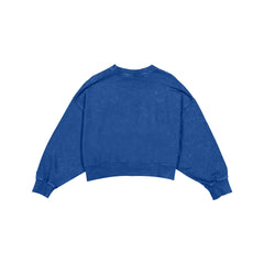 New York Rangers Women's Throwback Cropped Washed Crewneck