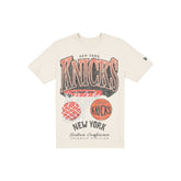 New York Knicks Sport Classics Distressed Print Chrome T-Shirt