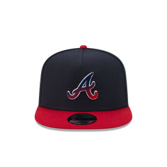Atlanta Braves Fade Logo 9FIFTY A-Frame Snapback Hat