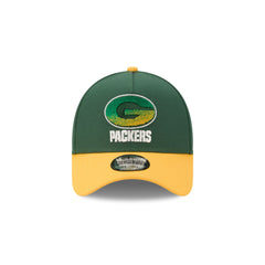 Green Bay Packers Fade Logo 9FORTY A-Frame Snapback Hat