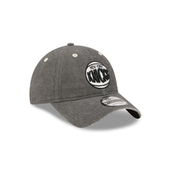 New York Knicks Washed Black Cotton 9TWENTY Adjustable Hat