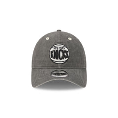 New York Knicks Washed Black Cotton 9TWENTY Adjustable Hat