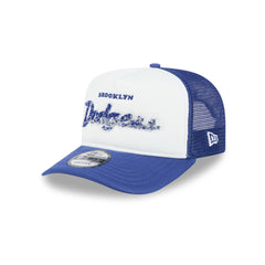 Brooklyn Dodgers Fade Script 9FIFTY A-Frame Trucker Hat