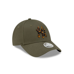 New York Yankees Animal Print Olive Green Women's 9FORTY Adjustable Hat