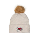 Kansas City Chiefs Women's Sandy Linen Pom Knit Hat
