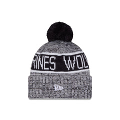 Michigan Wolverines Tri Color Pom Knit Hat