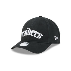 Las Vegas Raiders Gothic Font Women's 9FORTY M-Crown Snapback Hat