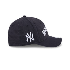 New York Yankees Gothic Font Women's 9FORTY M-Crown Snapback Hat