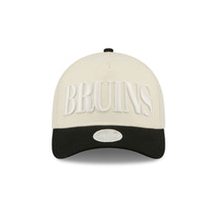 Boston Bruins Two Tone Chrome Women's 9FORTY M-Crown A-Frame Snapback Hat
