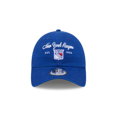 New York Rangers Script Wordmark Casual Classic Adjustable Hat