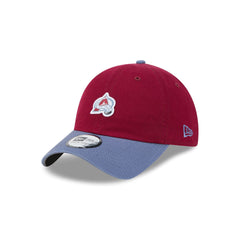 Colorado Avalanche Mini Logo Two Tone Casual Classic Adjustable Hat