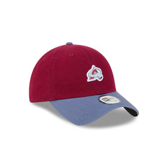 Colorado Avalanche Mini Logo Two Tone Casual Classic Adjustable Hat