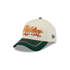 Athletics Cinco de Mayo Chrome White 9FORTY A-Frame Snapback Hat