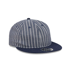 New Era Cap Linen Pinstripe Retro Crown 9FIFTY Adjustable Hat