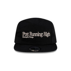 Hermanos Koumori Post Running High Script Black Camper Adjustable Hat