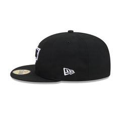 Los Angeles Kings Black and White Basic 59FIFTY Fitted Hat