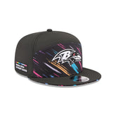Baltimore Ravens 2026 Crucial Catch Split Panel 9FIFTY Snapback Hat