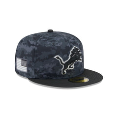 Detroit Lions 2026 Salute to Service 59FIFTY Fitted Hat