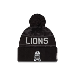 Detroit Lions 2026 Salute to Service Pom Knit Hat