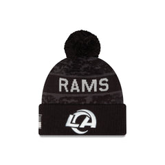Los Angeles Rams 2026 Salute to Service Pom Knit Hat