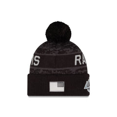 Los Angeles Rams 2026 Salute to Service Pom Knit Hat