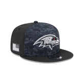 Baltimore Ravens 2026 Salute to Service 9FIFTY Snapback Hat