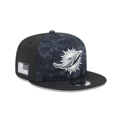 Miami Dolphins 2026 Salute to Service 9FIFTY Snapback Hat