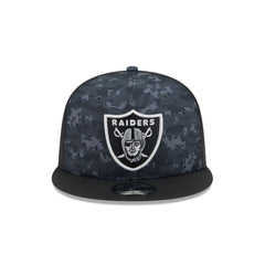 Las Vegas Raiders 2026 Salute to Service 9FIFTY Snapback Hat