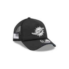 Miami Dolphins 2026 Salute to Service 9FORTY APEX Snapback Hat