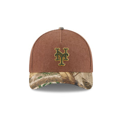 New York Mets Camo Twill 9FORTY M-Crown A-Frame Snapback Hat
