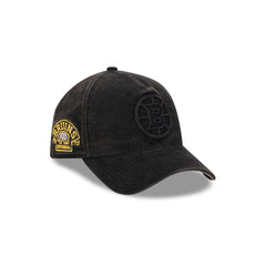 Boston Bruins Washed Thin Wale Cord 9FORTY A-Frame Unstructured Snapback Hat