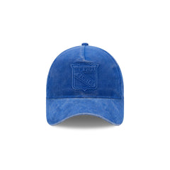 New York Rangers Washed Thin Wale Cord 9FORTY A-Frame Unstructured Snapback Hat