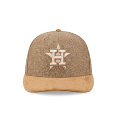 Houston Astros Moon Brisbane Moss Brown Visor 59FIFTY Fitted Hat
