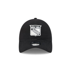 New York Rangers Nylon Black 9TWENTY Adjustable Hat
